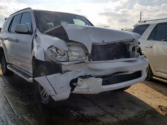 5TDBT48A04S212579 - 2004 TOYOTA SEQUOIA LI WHITE photo 9