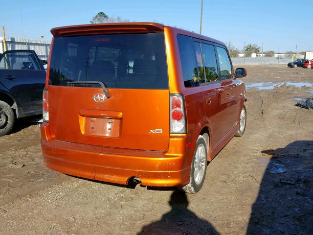 JTLKT324440163665 - 2004 TOYOTA SCION XB Қызғылт сары фото 4