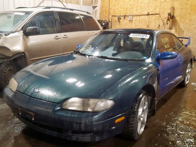 1YVGE31A0P5218746 - 1993 MAZDA MX-6 BLUE photo 2