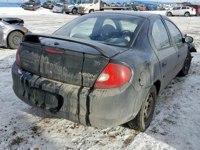 1C3ES46C22D540023 - 2002 CHRYSLER NEON LE BLACK photo 4