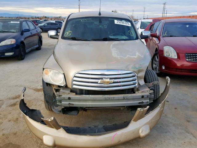 3GNDA33P57S606980 - 2007 CHEVROLET HHR LT TAN photo 9