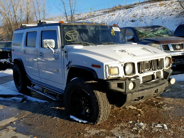 5GRGN23U25H111389 - 2005 HUMMER H2 WHITE photo 1