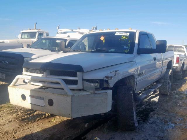 3B7KF23632M200776 - 2002 DODGE RAM 2500 WHITE photo 2