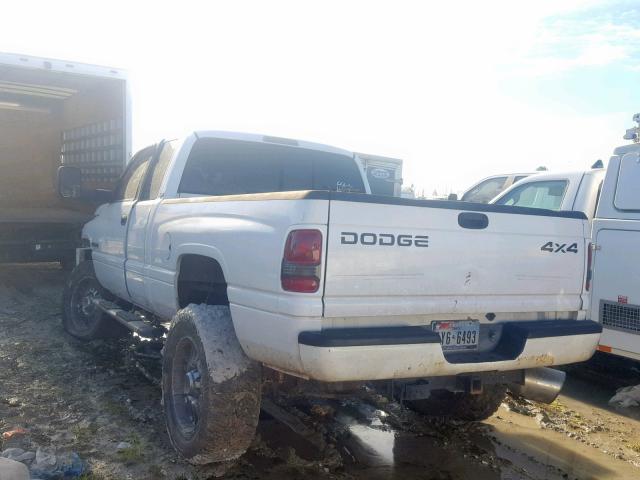 3B7KF23632M200776 - 2002 DODGE RAM 2500 WHITE photo 3