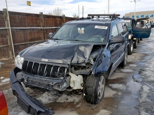 1J8HR48N35C646941 - 2005 JEEP GRAND CHER BLACK photo 7