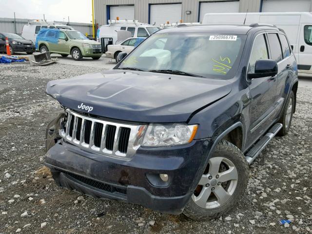 1J4RR4GTXBC500330 - 2011 JEEP GRAND CHER BLACK photo 2