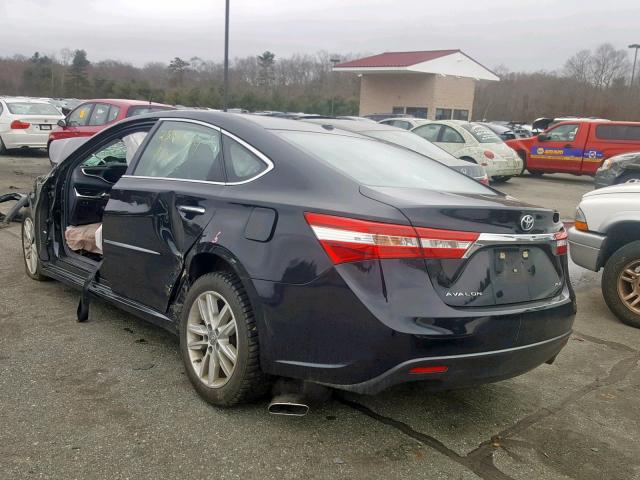4T1BK1EB4FU164769 - 2015 TOYOTA AVALON XLE BLACK photo 3