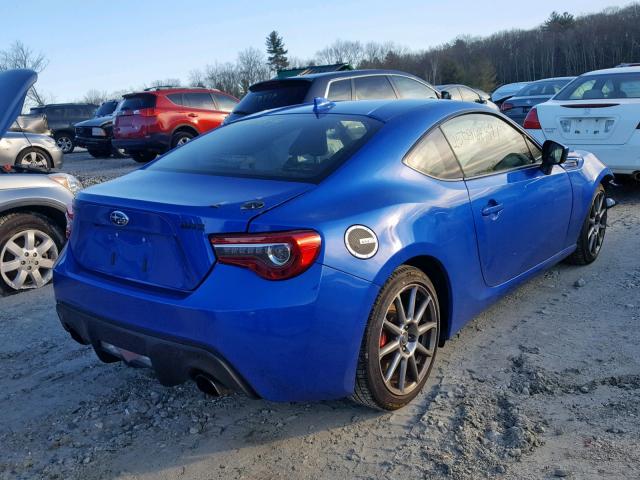 JF1ZCAC15J9601920 - 2018 SUBARU BRZ 2.0 LI BLUE photo 4