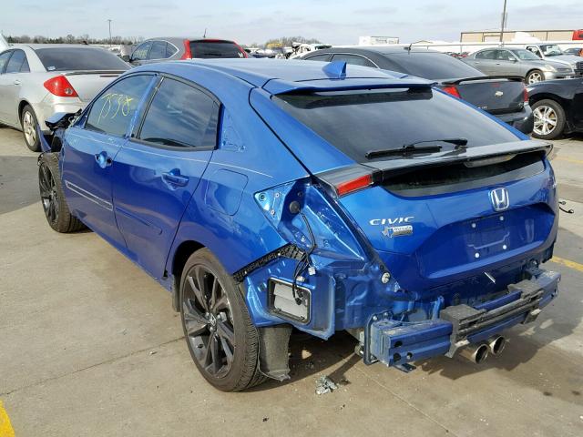 SHHFK7H40JU233964 - 2018 HONDA CIVIC SPOR BLUE photo 4