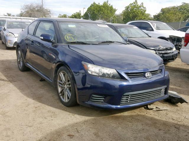 JTKJF5C71D3065624 - 2013 TOYOTA SCION TC ლურჯი ფოტო 1