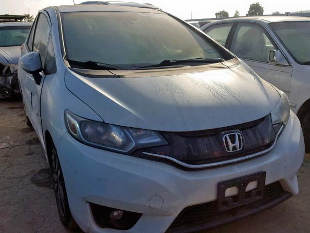 3HGGK5H83FM753917 - 2015 HONDA FIT EX WHITE photo 1