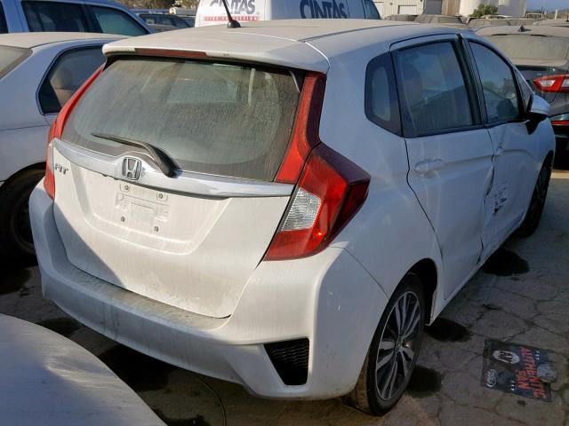 3HGGK5H83FM753917 - 2015 HONDA FIT EX WHITE photo 4