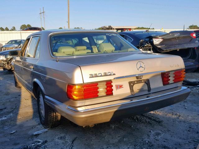 WDBCB35E3MA588780 - 1991 MERCEDES-BENZ 350 SDL TAN photo 3