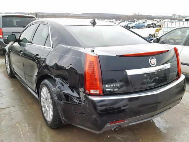 1G6DE5E50D0113296 - 2013 CADILLAC CTS LUXURY BLACK photo 3