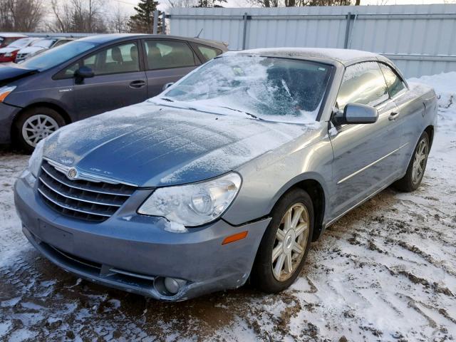 1C3LC55R28N639637 - 2008 CHRYSLER SEBRING TO TEAL photo 2