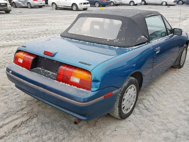 6MPCT01Z7P8645010 - 1993 MERCURY CAPRI TEAL photo 4