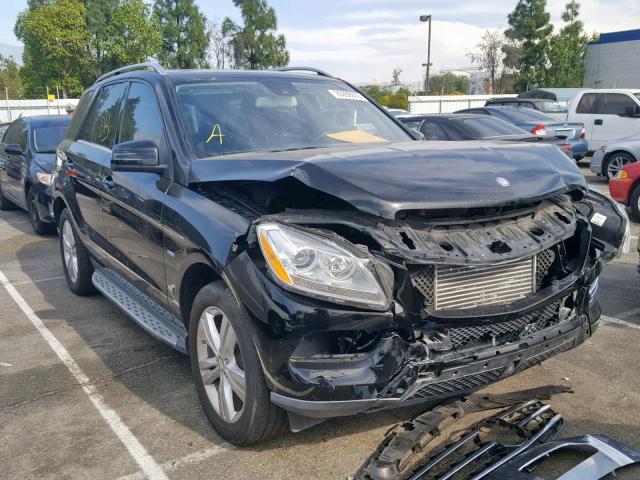 4JGDA2EB6CA011938 - 2012 MERCEDES-BENZ ML 350 BLU BLACK photo 1