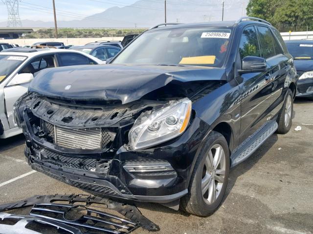 4JGDA2EB6CA011938 - 2012 MERCEDES-BENZ ML 350 BLU BLACK photo 2