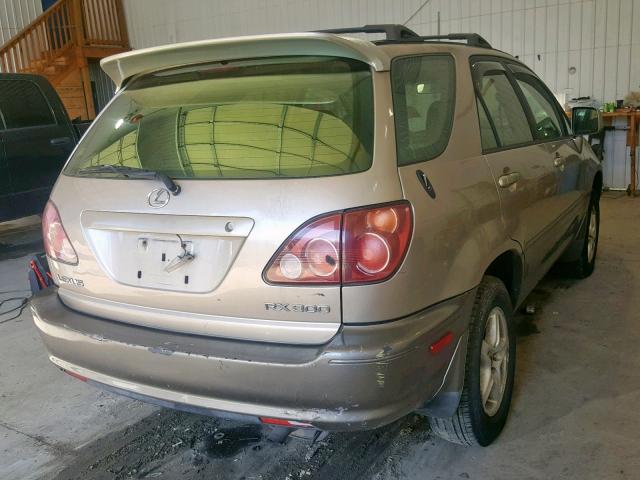 JT6GF10U2Y0074108 - 2000 LEXUS RX 300 GOLD photo 4