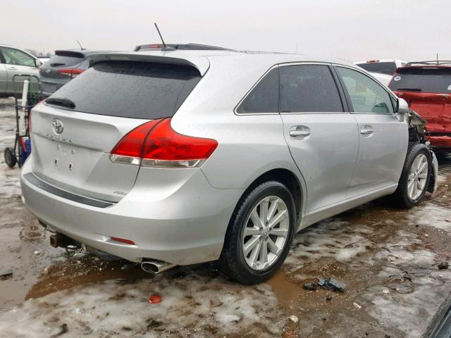 4T3BA3BB2AU017319 - 2010 TOYOTA VENZA BASE GRAY photo 4