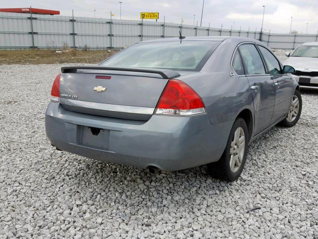 2G1WU58R579136857 - 2007 CHEVROLET IMPALA LTZ GRAY photo 4