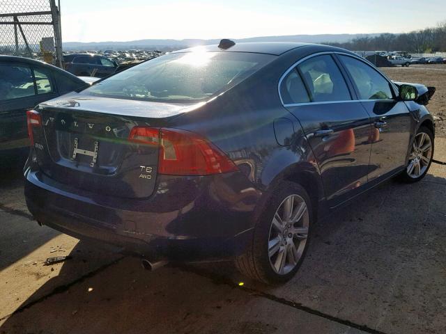 YV1902FH9C2131270 - 2012 VOLVO S60 T6 BLUE photo 4