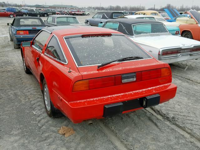 JN1HZ16S8HX121162 - 1987 NISSAN 300ZX 2+2 RED photo 3