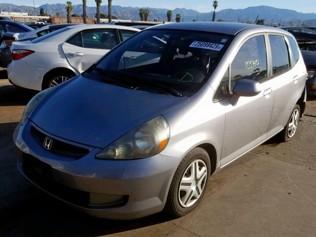 JHMGD38438S058212 - 2008 HONDA FIT GRAY photo 2