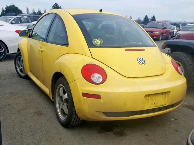 3VWPG3AG9AM015356 - 2010 VOLKSWAGEN NEW BEETLE ყვითელი ფოტო 3
