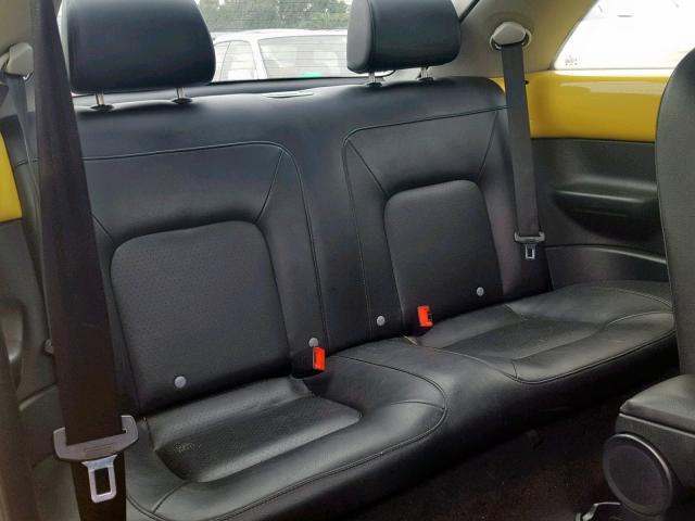 3VWPG3AG9AM015356 - 2010 VOLKSWAGEN NEW BEETLE ყვითელი ფოტო 6