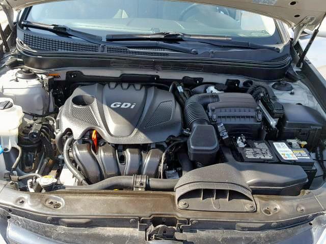 5NPEB4AC2EH819716 - 2014 HYUNDAI SONATA GLS SILVER photo 7