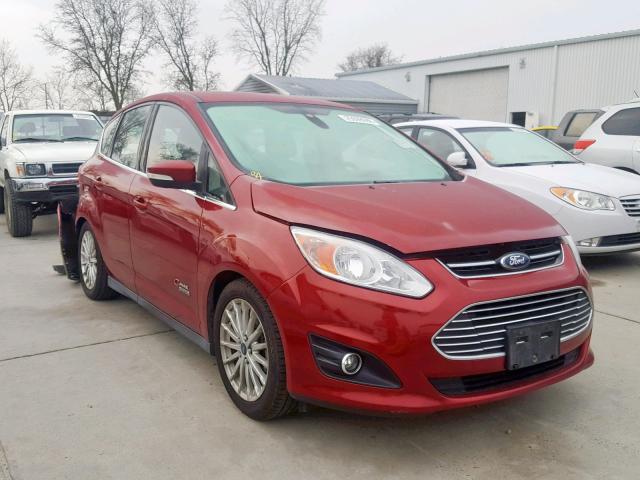 1FADP5CU9DL542118 - 2013 FORD C-MAX PREM MAROON photo 1