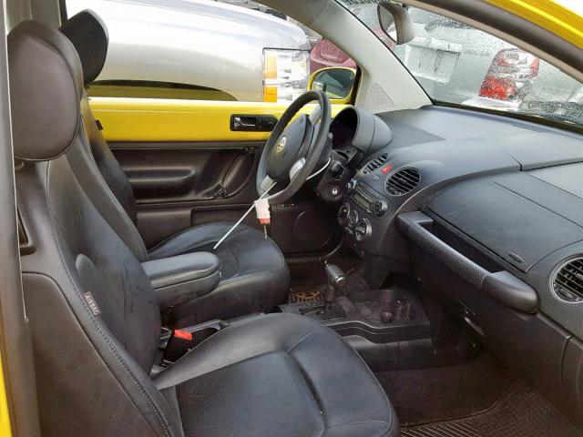 3VWPG31C48M501418 - 2008 VOLKSWAGEN NEW BEETLE Sarı foto 5