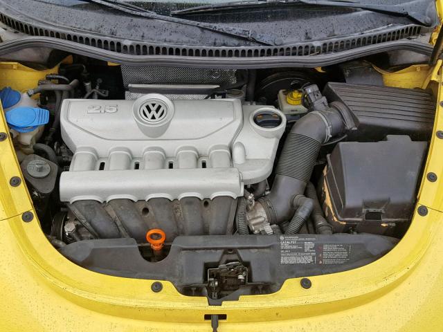 3VWPG31C48M501418 - 2008 VOLKSWAGEN NEW BEETLE Sarı foto 7