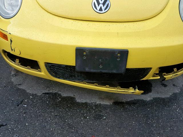 3VWPG31C48M501418 - 2008 VOLKSWAGEN NEW BEETLE Sarı foto 9
