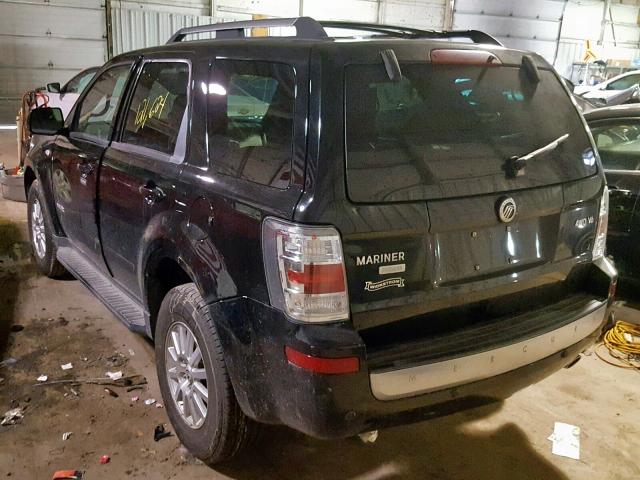 4M2CU97168KJ08850 - 2008 MERCURY MARINER PR BLACK photo 3