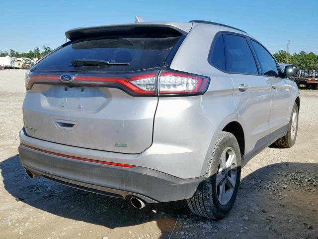 2FMPK3G98JBB04620 - 2018 FORD EDGE SE SILVER photo 4