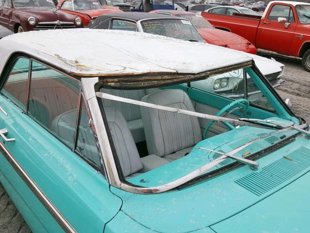 5K47C159894 - 1965 FORD FAIRLANE BLUE photo 9