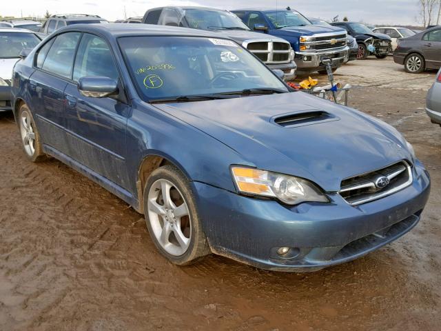 4S3BL686954203996 - 2005 SUBARU LEGACY GT BLUE photo 1