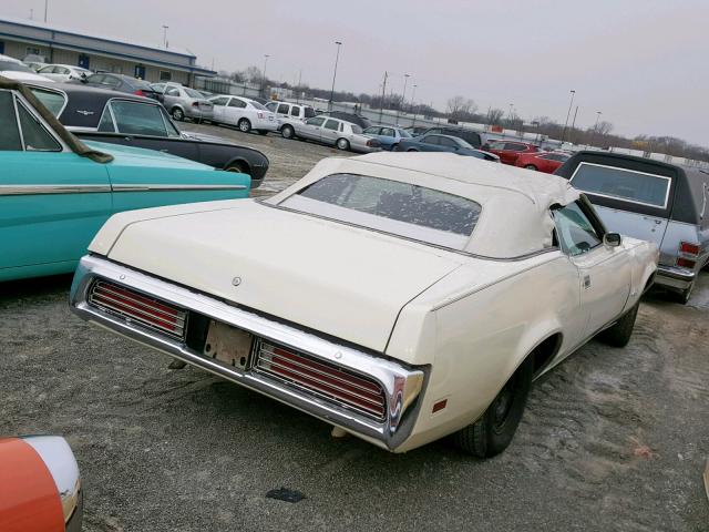 1F94M542454 - 1971 MERCURY COUGAR WHITE photo 4