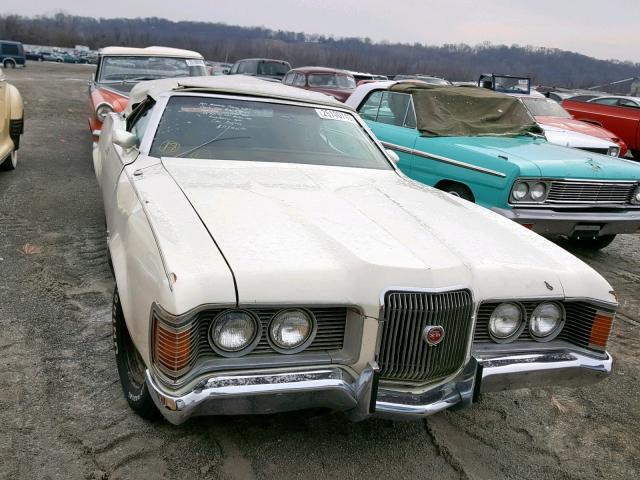 1F94M542454 - 1971 MERCURY COUGAR WHITE photo 7