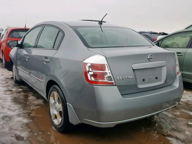 3N1AB61E28L660215 - 2008 NISSAN SENTRA 2.0 GRAY photo 3