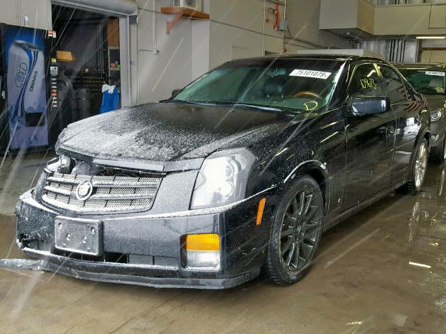 1G6DP577660201250 - 2006 CADILLAC CTS HI FEA BLACK photo 2