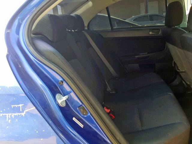 JA3AU26U18U031923 - 2008 MITSUBISHI LANCER ES BLUE photo 6