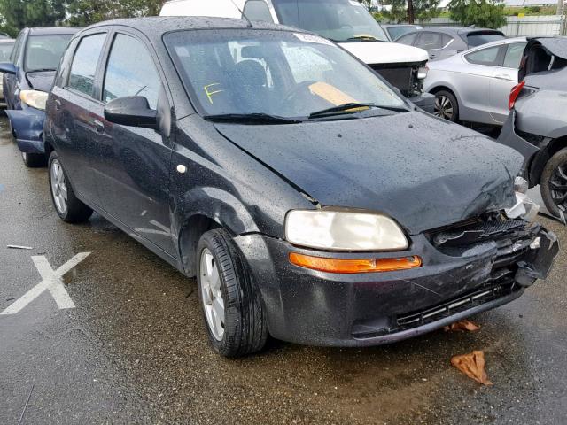 KL1TD66668B086308 - 2008 CHEVROLET AVEO BASE შავი ფოტო 1