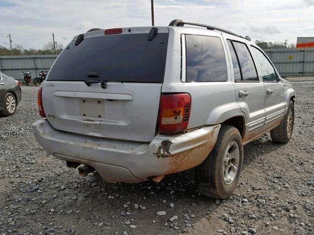 1J4GX58S53C620742 - 2003 JEEP GRAND CHER SILVER photo 4