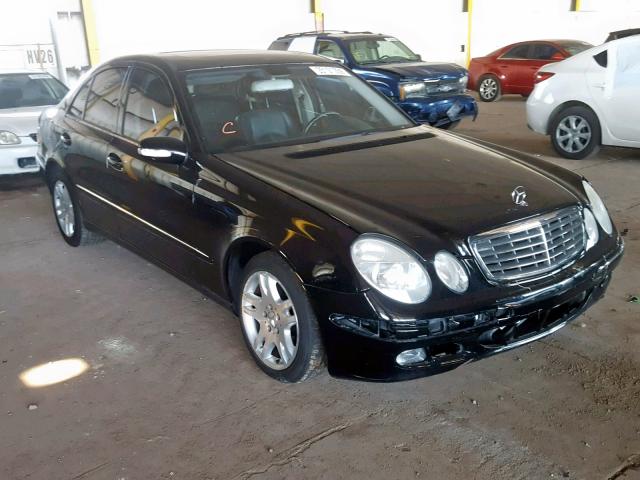 WDBUF65J84A517372 - 2004 MERCEDES-BENZ E 320 BLACK photo 1