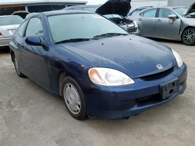 JHMZE13796S000419 - 2006 HONDA INSIGHT BLUE photo 1