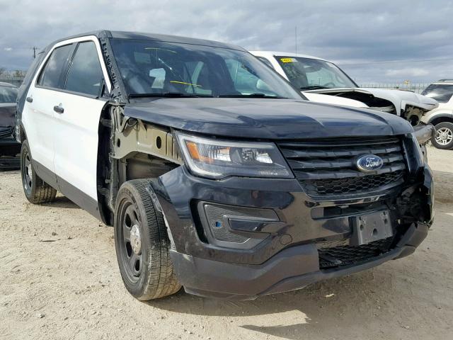 1FM5K8AR7HGD57928 - 2017 FORD EXPLORER P TWO TONE photo 1