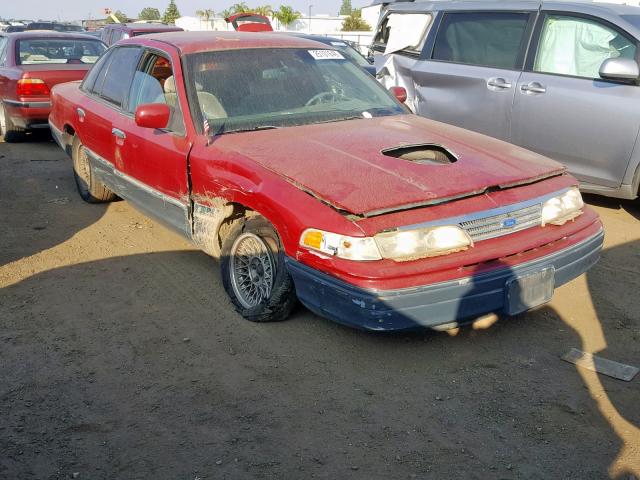 2FALP74W1PX150605 - 1993 FORD CROWN VICT RED photo 1